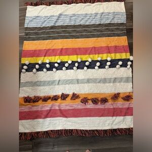 Beautiful Artistic Accent Carpet 100% Cotton